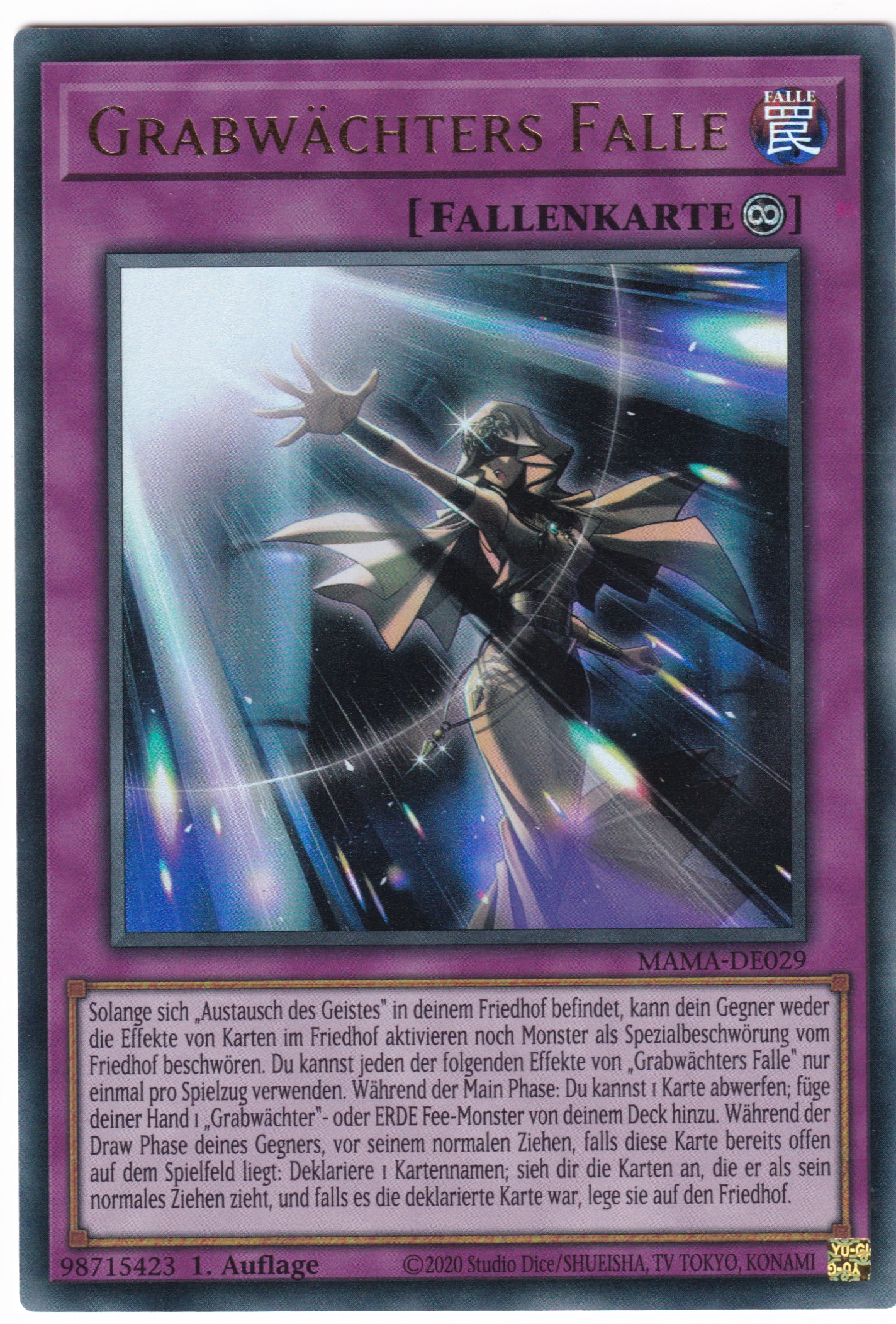 MAMA-DE029 Grabwächters Falle Ultra Rare deutsch
