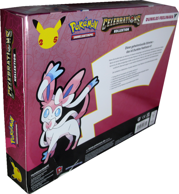 Pokemon Celebrations Dunkles Feelinara-V Kollektion deutsch Defekt