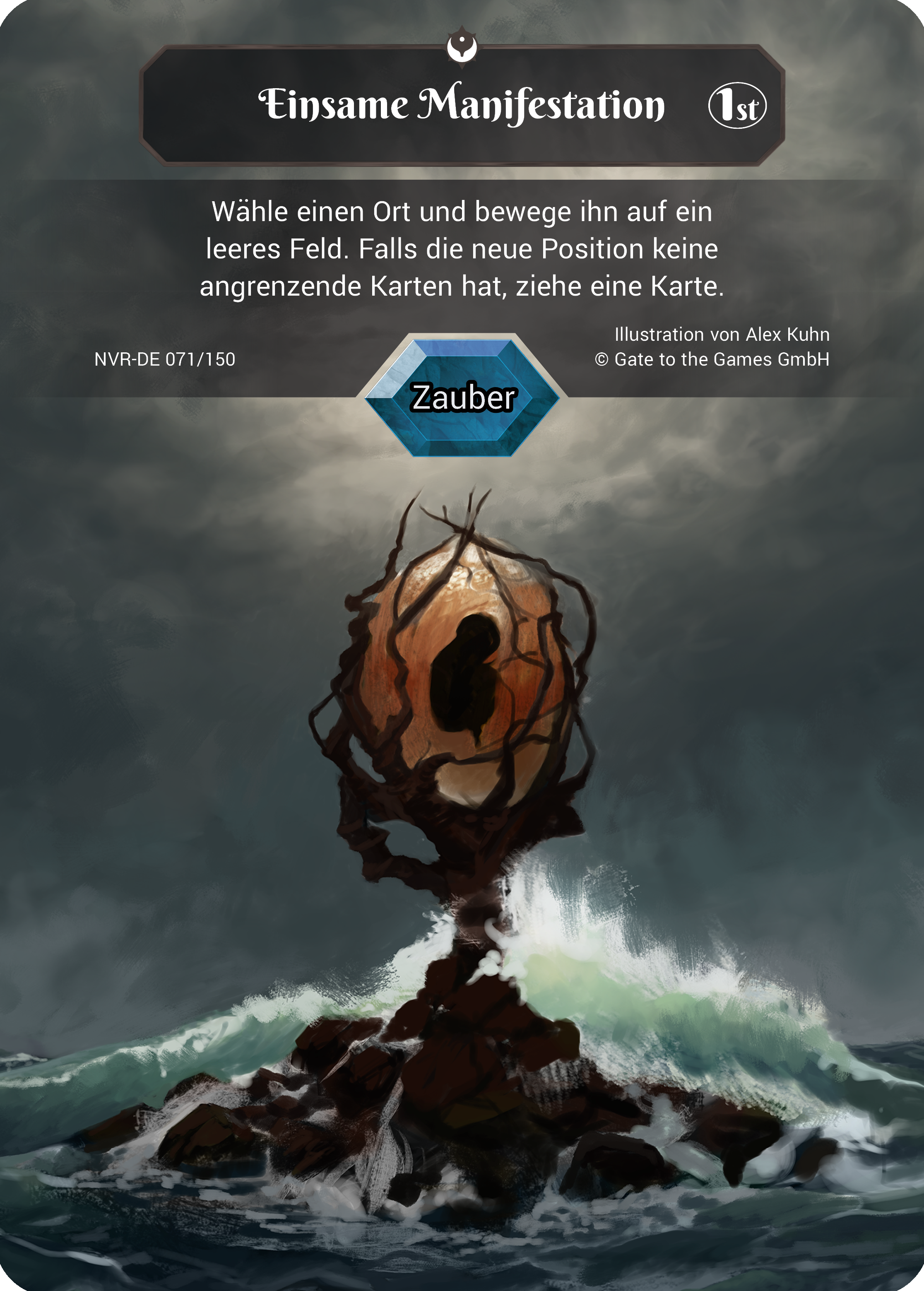 Einsame Manifestation 071/150 Common  - Alpha 1. Edition DE