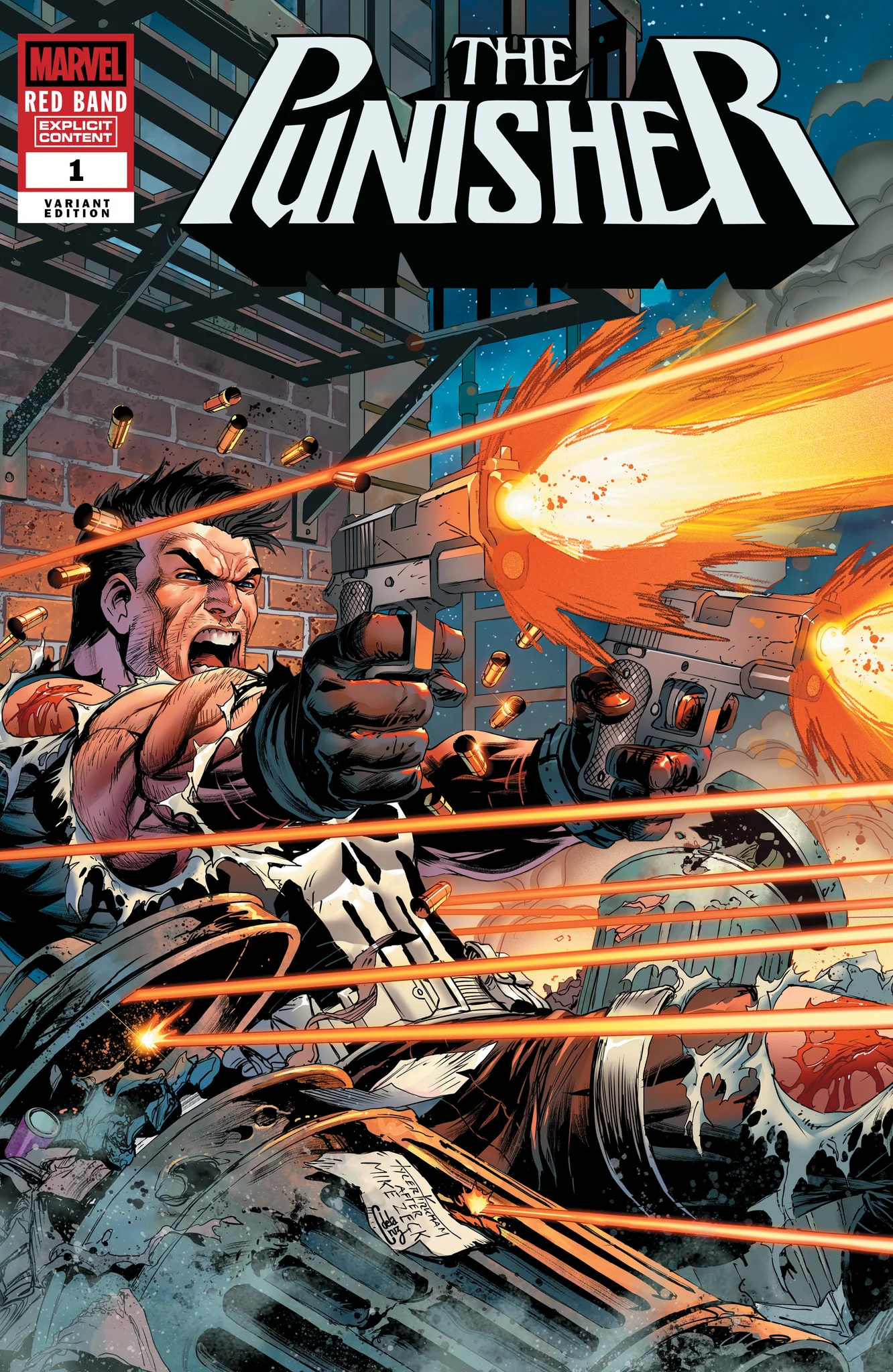 PUNISHER RED BAND #1 TYLER KIRKHAM 616 Trade Dress Variant A LTD 3000