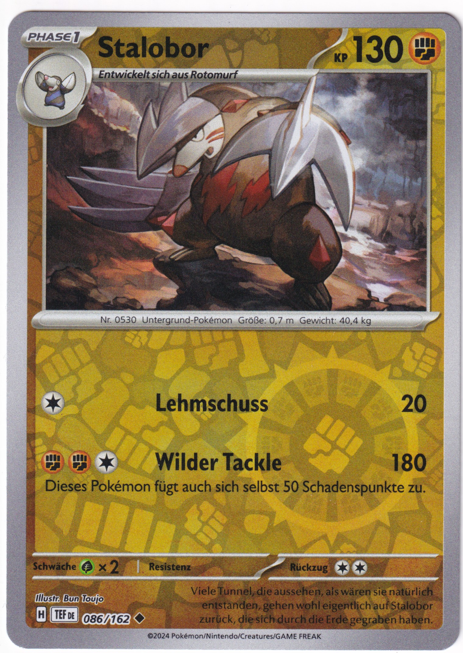 Stalobor 086/162 Uncommon Reverse Holo - Karmesin & Purpur - Gewalten der Zeit Deutsch