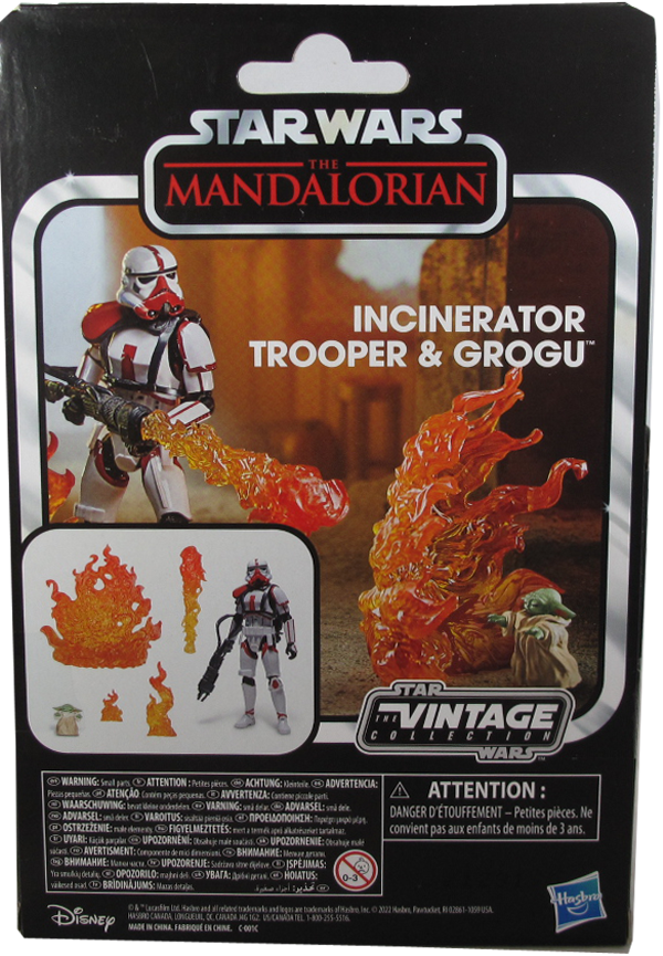 Action Figur - Star Wars - The Mandalorian - Incinerator Trooper & Grogu