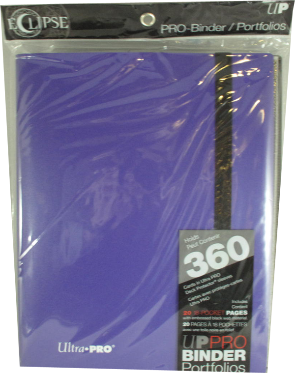 Ultra Pro 9-Pocket Portfolio Binder Eclipse - Royal Purple