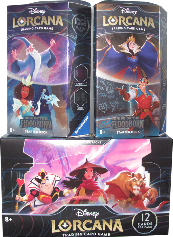 Disney Lorcana Rise of the Floodborn Einsteiger-Set (Display + Starter) englisch