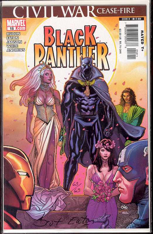 BLACK PANTHER (2005) #18 - CIVIL WAR - MARRIAGE