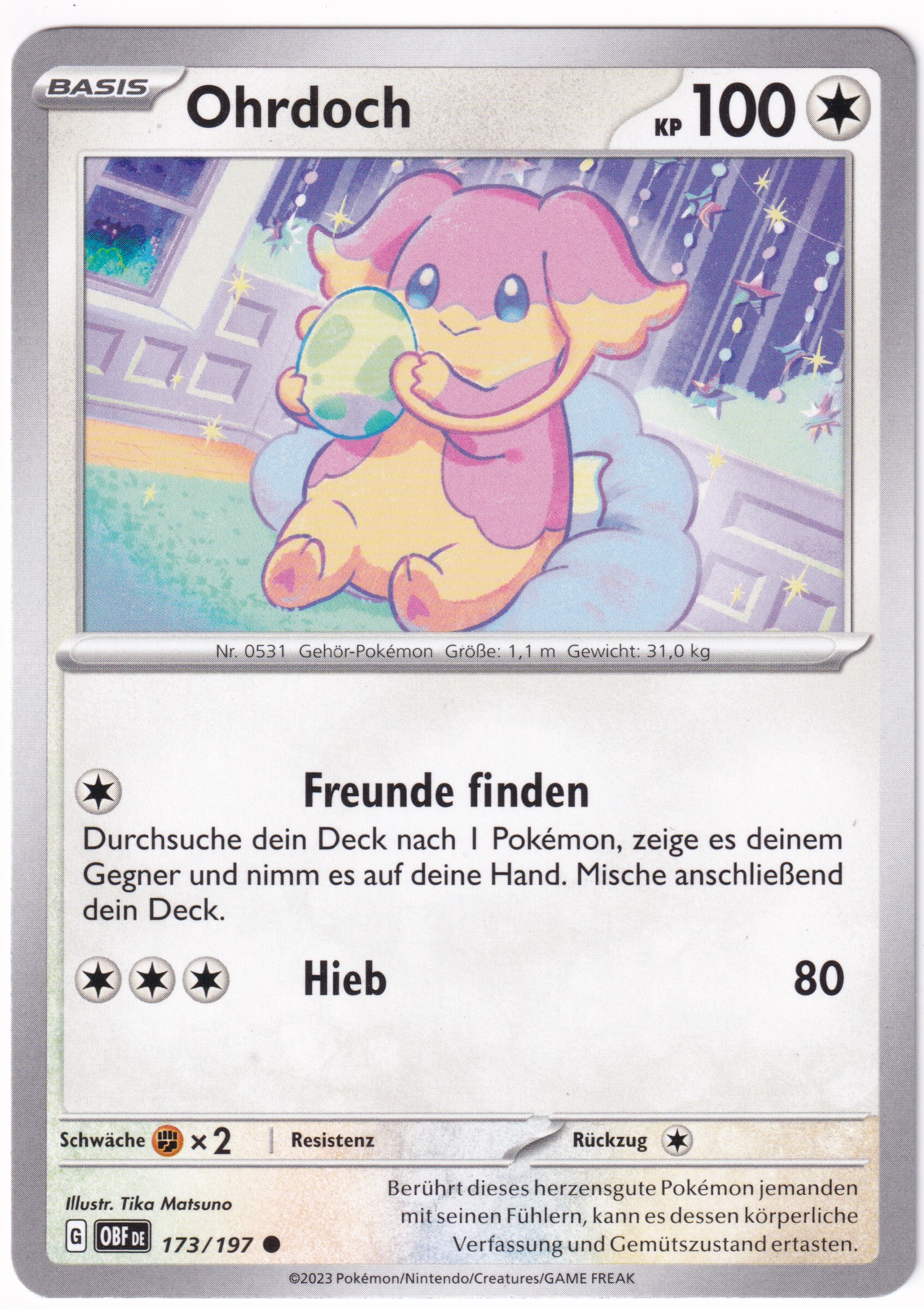 Ohrdoch 173/197 Common - Obsidian Flammen Deutsch