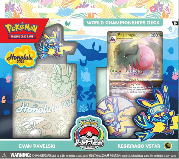 Pokemon 2024 Weltmeisterschaftsdeck - Evan Pavelski - Regidrago-VSTAR deutsch