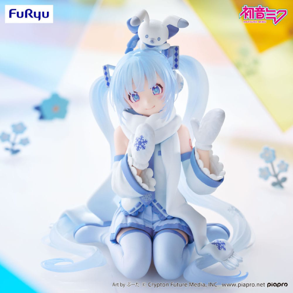 Figur - Hatsune Miku - Noodle Stopper Figure - Snow Miku (Sky Town 10th Ver.)