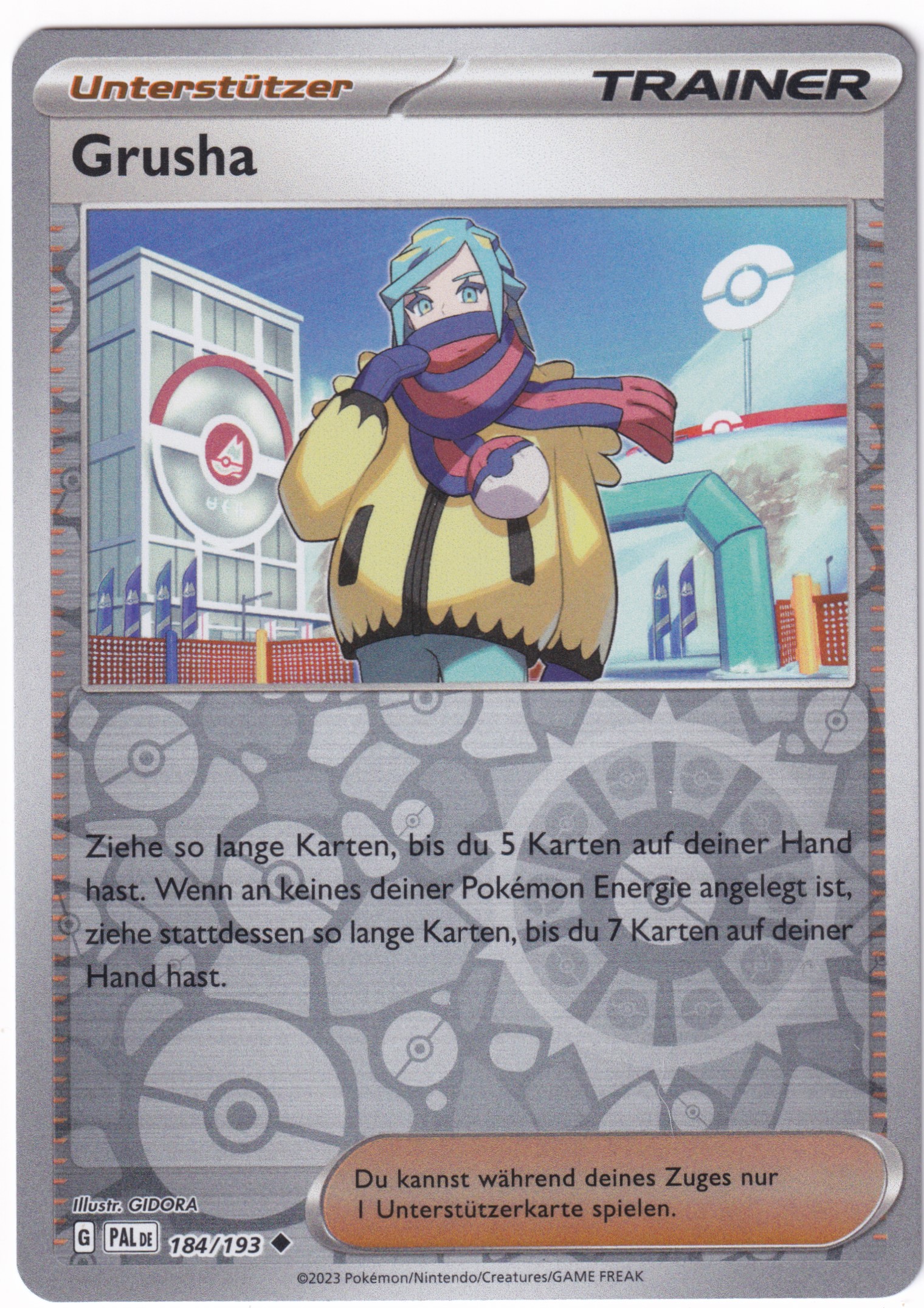 Grusha 184/193 Uncommon Reverse Holo - Entwicklungen in Paldea Deutsch