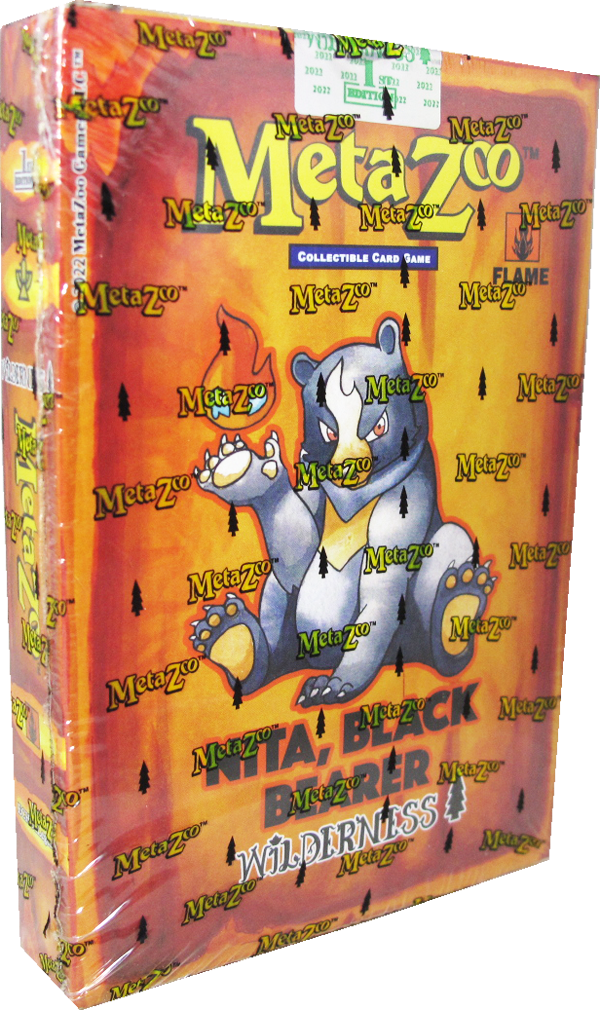 MetaZoo Card Game - Wilderness 1st Edition Nita, Black Bearer Theme Deck englisch