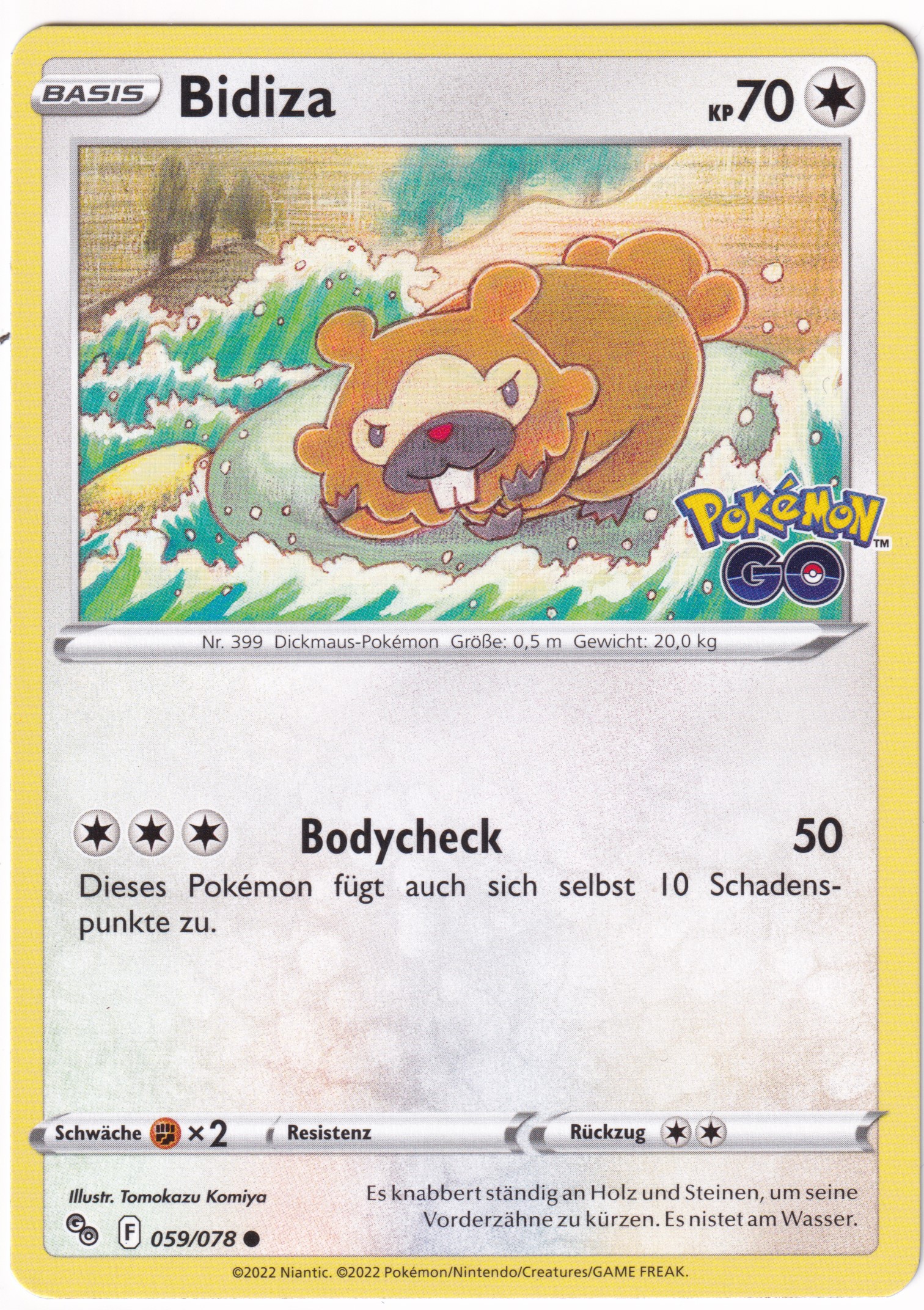 Bidiza 059 /78 Common - Pokemon Go Deutsch