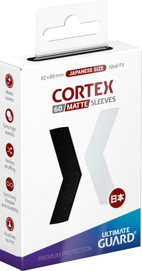 Ultimate Guard - Japanese Size - Cortex - Matte - Schwarz (60)