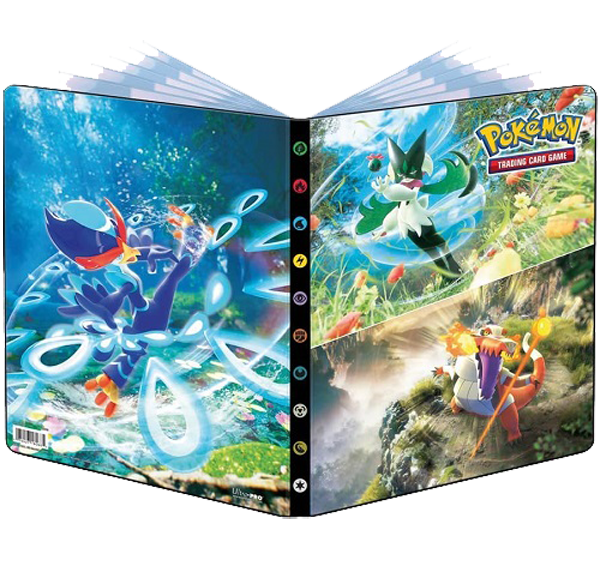 Ultra Pro Pokemon 9-Pocket Portfolio - Karmesin & Purpur - Entwicklungen in Paldea