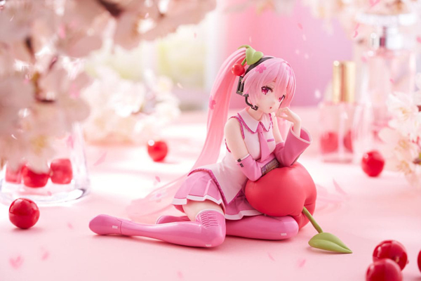 Figur - Hatsune Miku - Desktop Cute Figure - Cherry Cushion Ver.