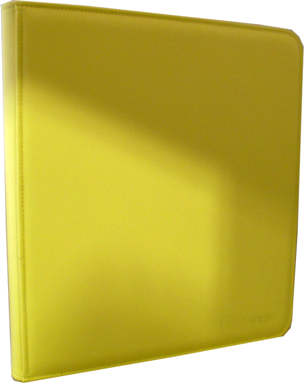 Ultra Pro 12-Pocket Zippered Pro-Binder - Gelb