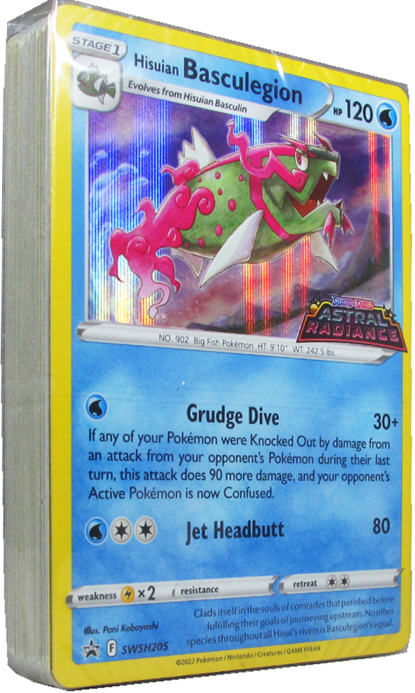 Pokemon Astral Radiance B&B Stadion Box - Hisui-Basculegion Pre-Release Deck