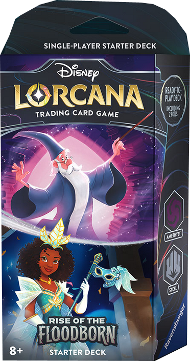 Disney Lorcana Rise of the Floodborn Starter Deck - Merlin & Tiana englisch