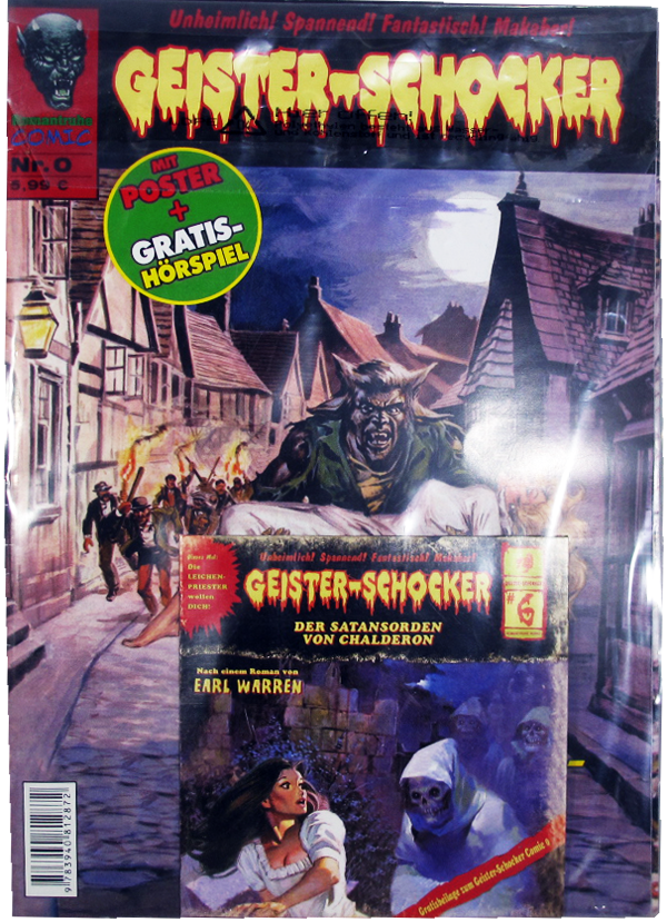 Romantruhe Geister-Schocker Comic + Hörspiele - Ausgaben Nr. 0 - 21