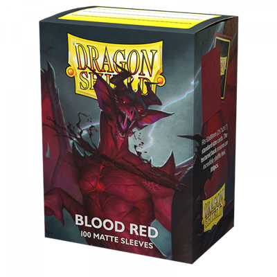 Dragon Shield Standard Sleeves (100) - Matte Blood Red