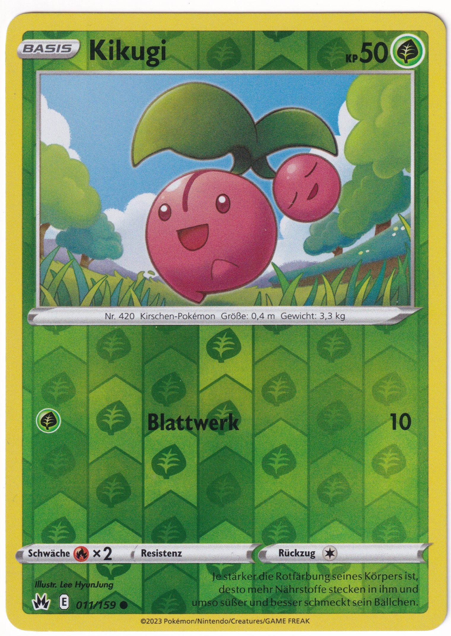 Kikugi 011/159 Common Reverse Holo - Zenit der Könige Deutsch