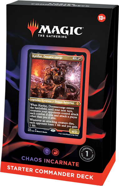 Magic Chaos Incarnate Commander Deck Starter 2022 englisch