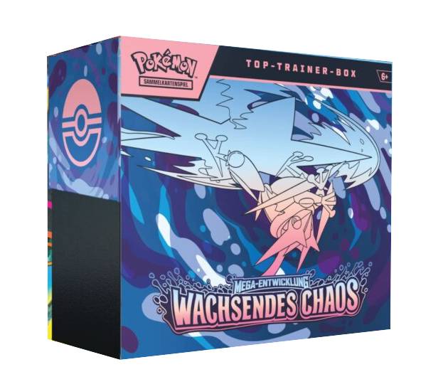 Pokemon Mega-Entwicklung Wachsendes Chaos Top-Trainer-Box deutsch