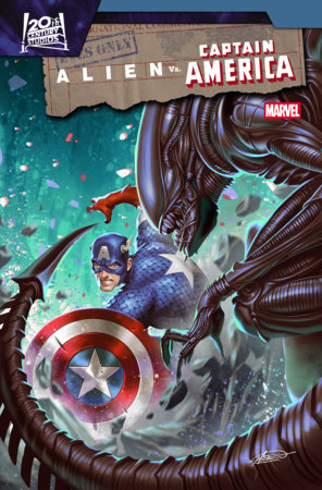 ALIEN VS. CAPTAIN AMERICA #4 MATEUS MANHANINI VARIANT