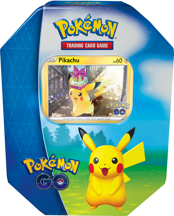 Pokemon GO Pikachu Tin Box deutsch