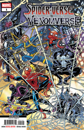 SPIDER-VERSE VS. VENOMVERSE #1 JAVIER GARRON 2ND PTG VARIANT