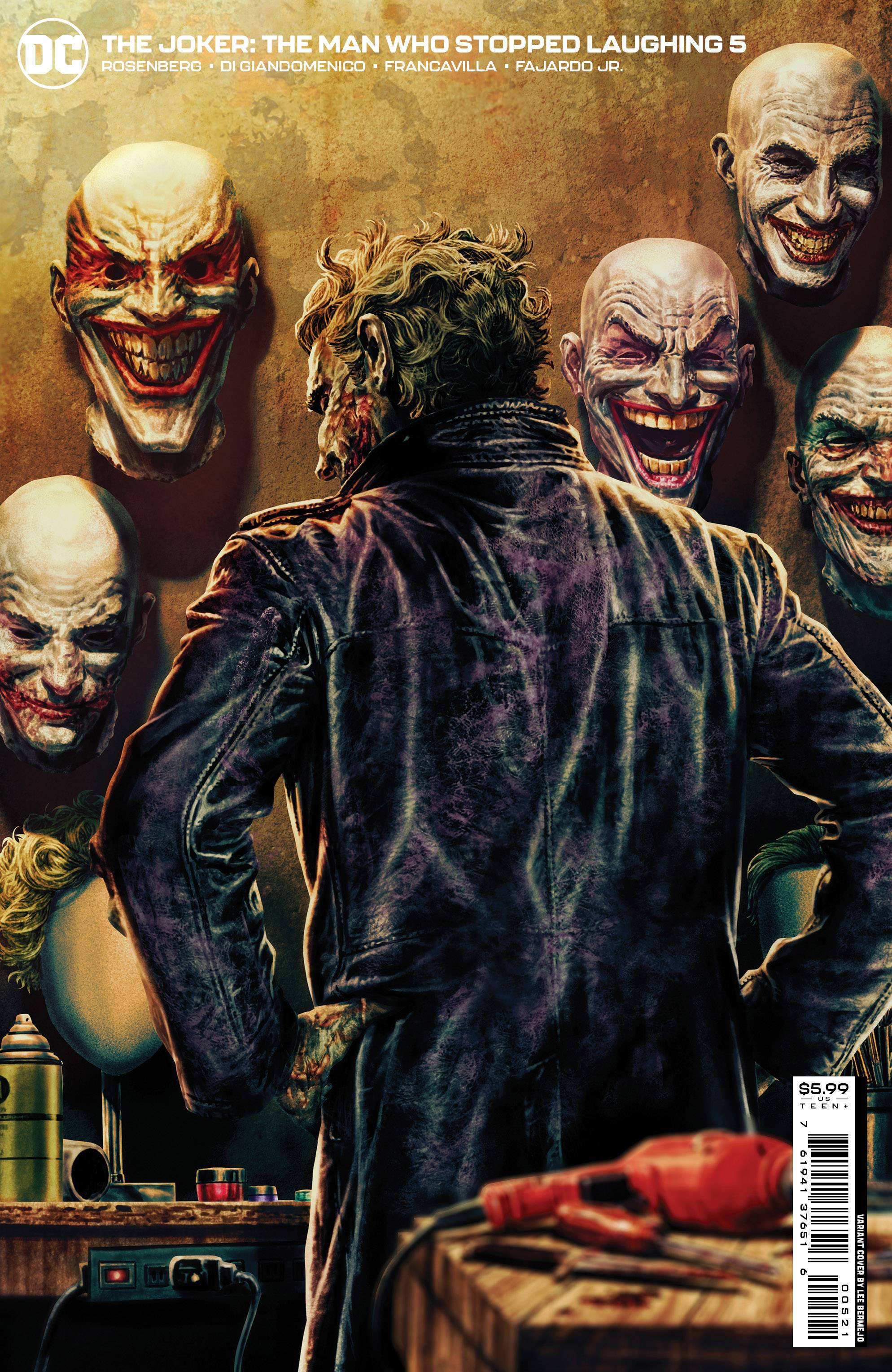 JOKER MAN WHO STOPPED LAUGHING #5 - LEE BERMEJO CARDSTOCK VARIANT