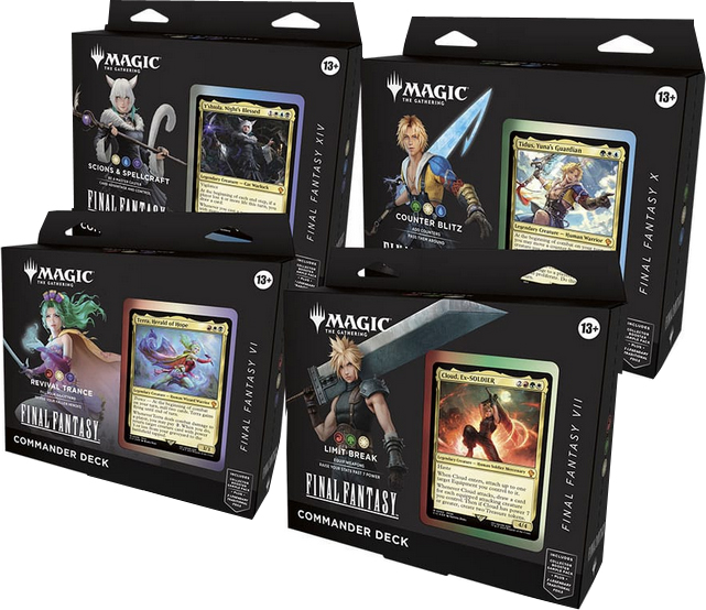 Magic Final Fantasy Commander Deck SET englisch