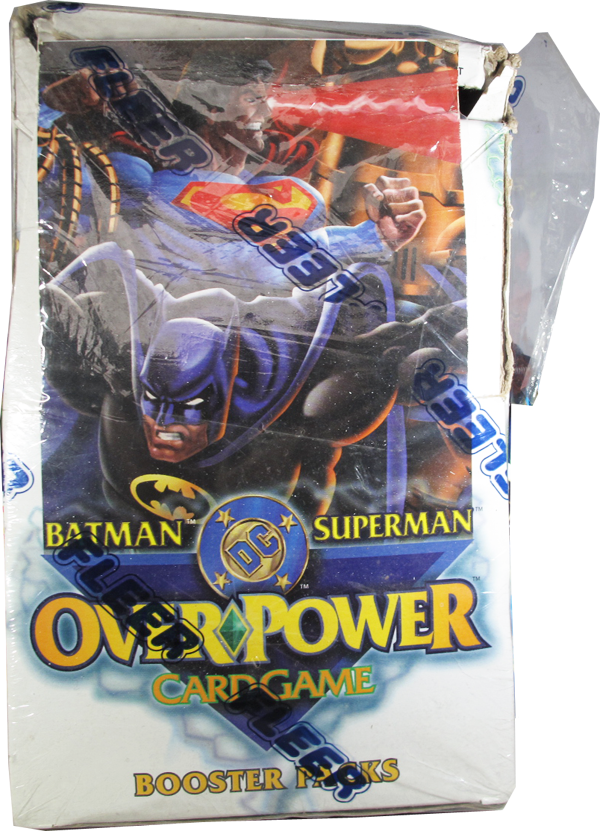 DC - OverPowered Card Game - Booster Pack Display - Batman & Superman englisch