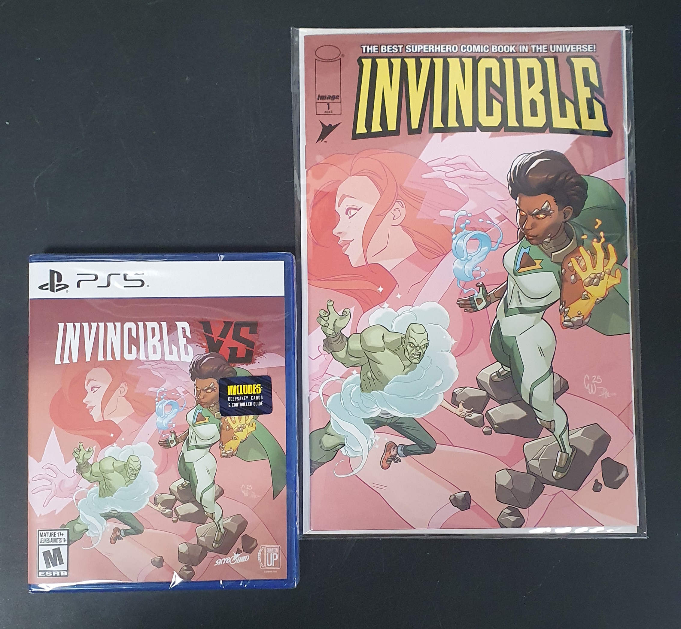 Invincible VS (PlayStation 5) & Invincible #1 Reprint Exclusive Cover Cory Walker