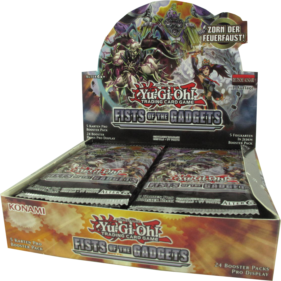 Yu-Gi-Oh! Fists of the Gadgets Booster Display deutsch
