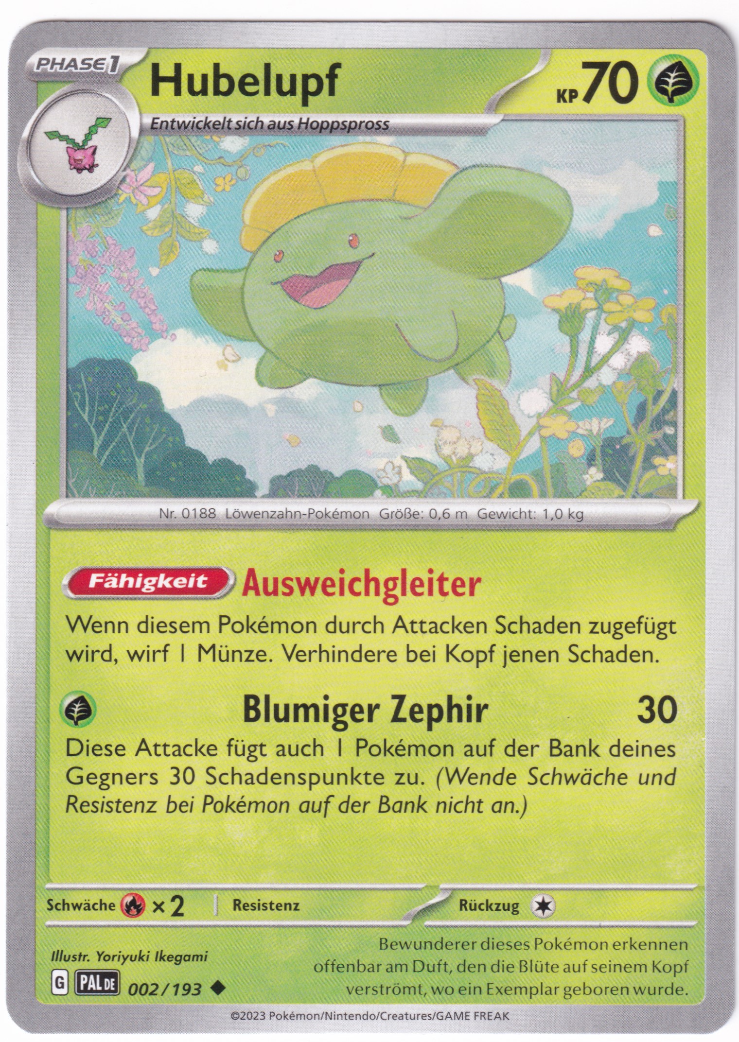 Hubelupf 002/193 Uncommon - Entwicklungen in Paldea Deutsch