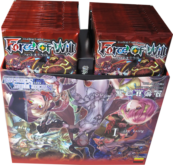 Force of Will Nächte voller Schrecken Booster Display