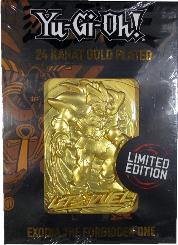 Yu-Gi-Oh! - Exodia the Forbidden One - Gold Plated Limited Edition