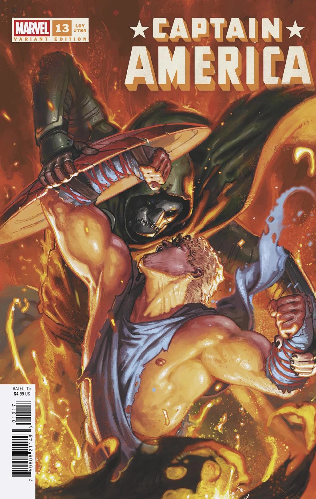 CAPTAIN AMERICA (2025) #13 INCV 1:25 DAVIDE PARATORE VARIANT [ARM]