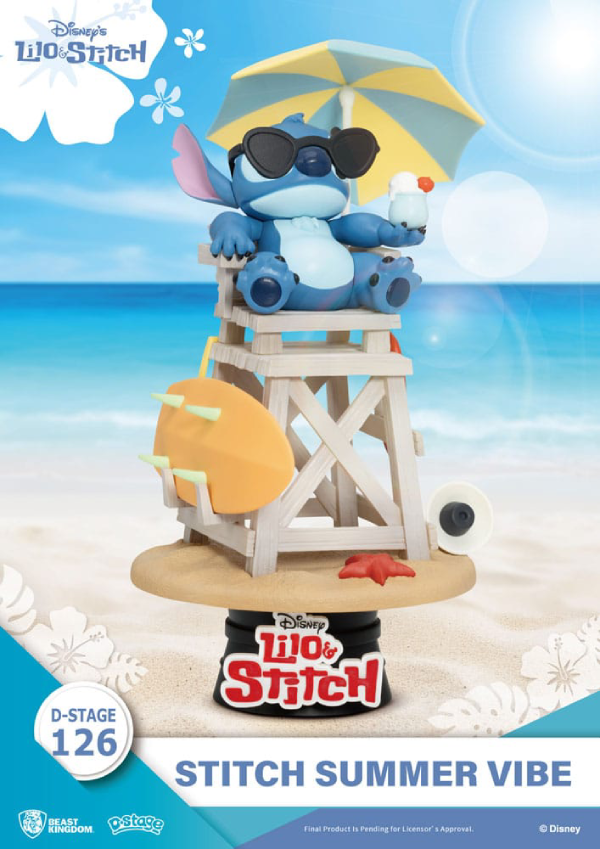 Figur - Disney D-Stage Diorama - Stitch (Summer Vibe)