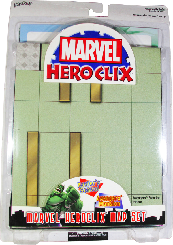 Marvel HeroClix Map Set - Xavier's School & Avengers' Mansion