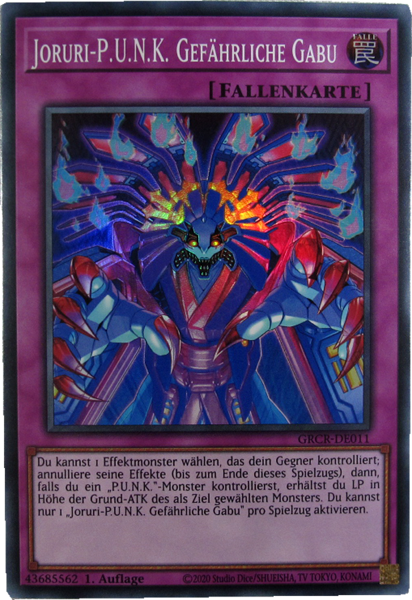 GRCR-DE011 Joruri-P.U.N.K. Gefährliche Gabu Super Rare deutsch