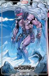 X DEATHS OF WOLVERINE #2 (OF 5) BAGLEY TRADING CARD VAR