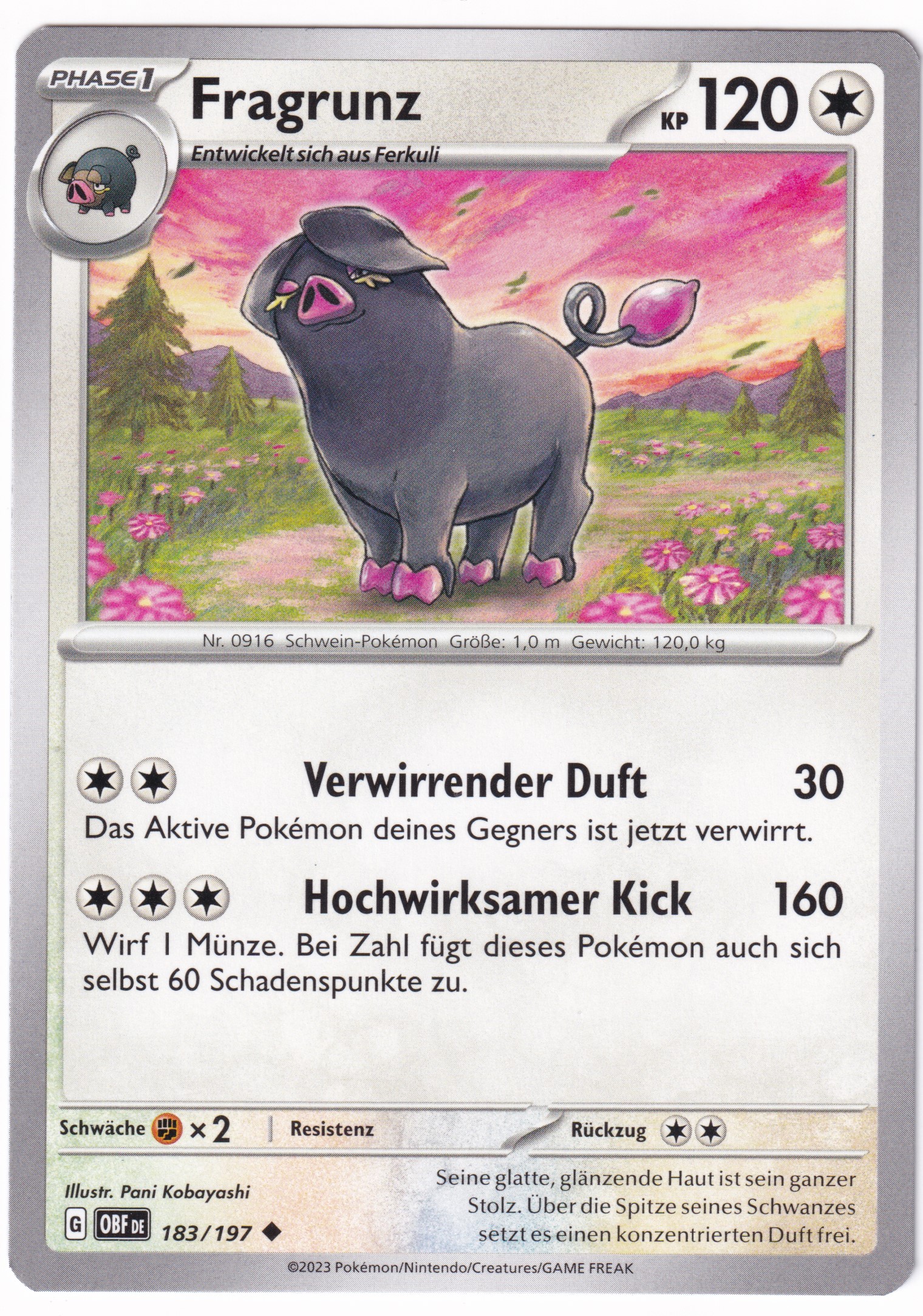 Fragrunz 183/197 Uncommon - Obsidian Flammen Deutsch