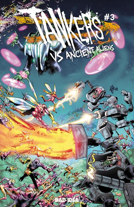 TANKERS VS ANCIENT ALIENS #3 (OF 5) CVR A FEDERICA MANCIN