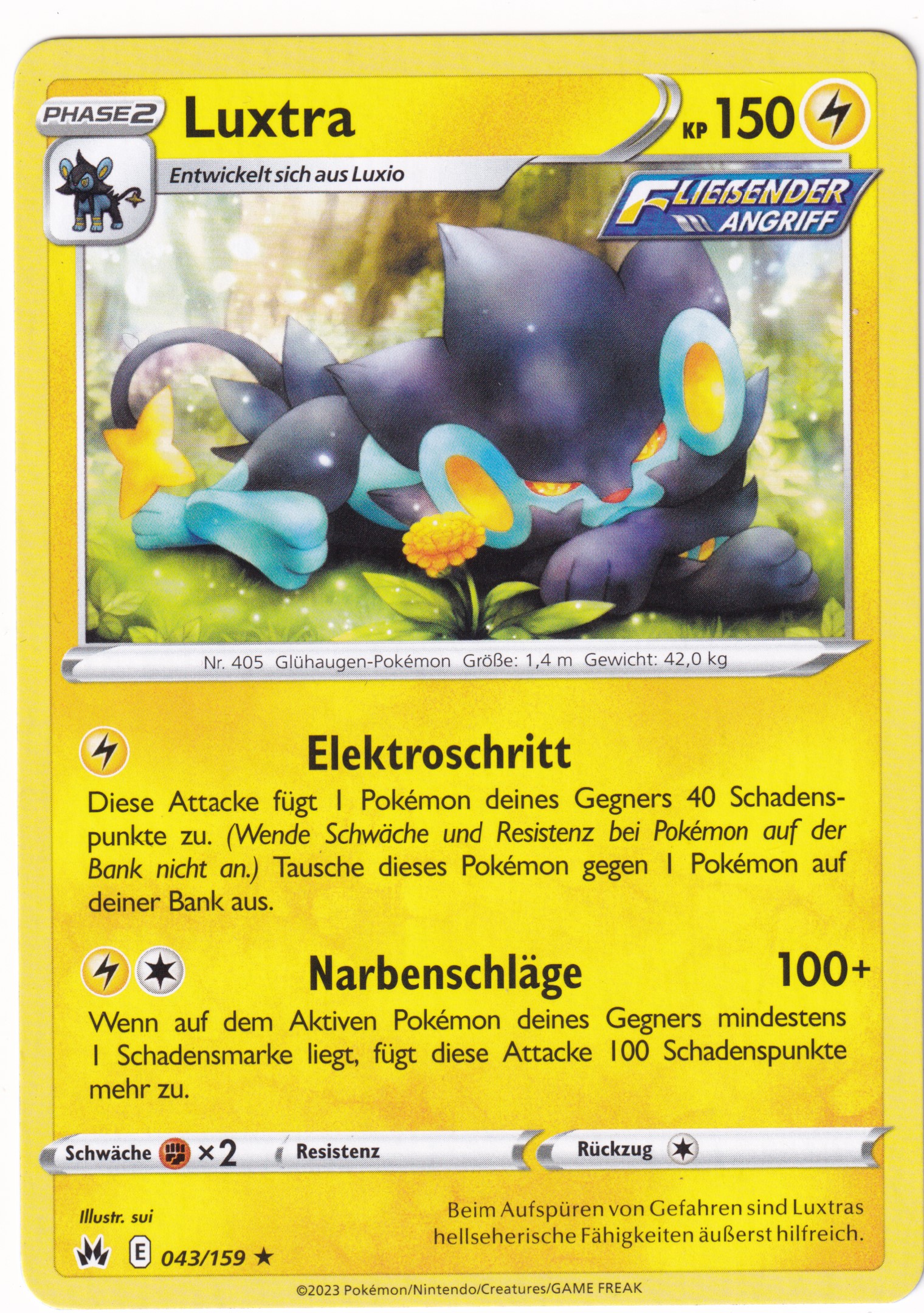 Luxtra 043/159 Rare Reverse Holo - Zenit der Könige Deutsch