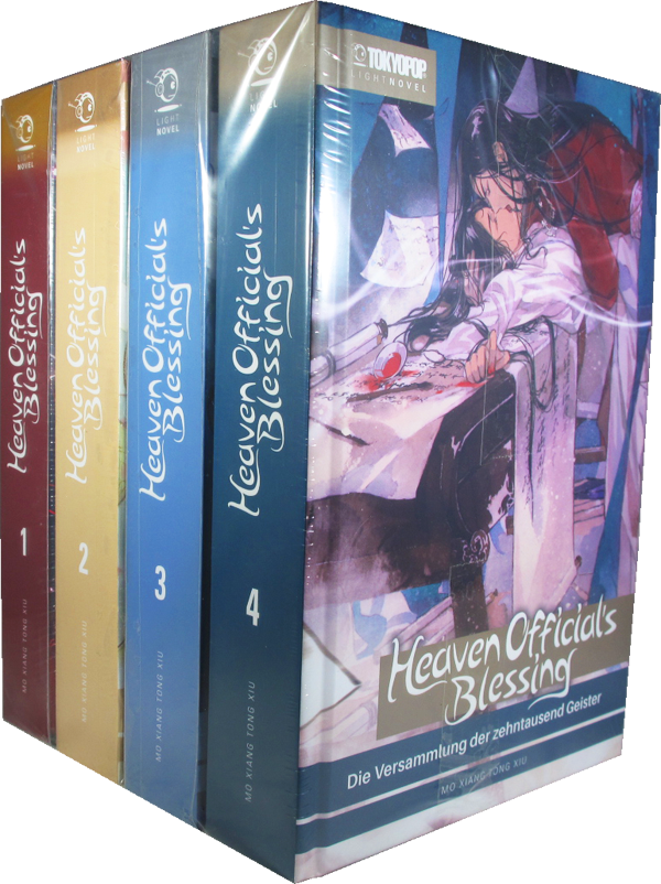 Heaven Official's Blessing Light Novel - Anfänger Set, Bände 1-4