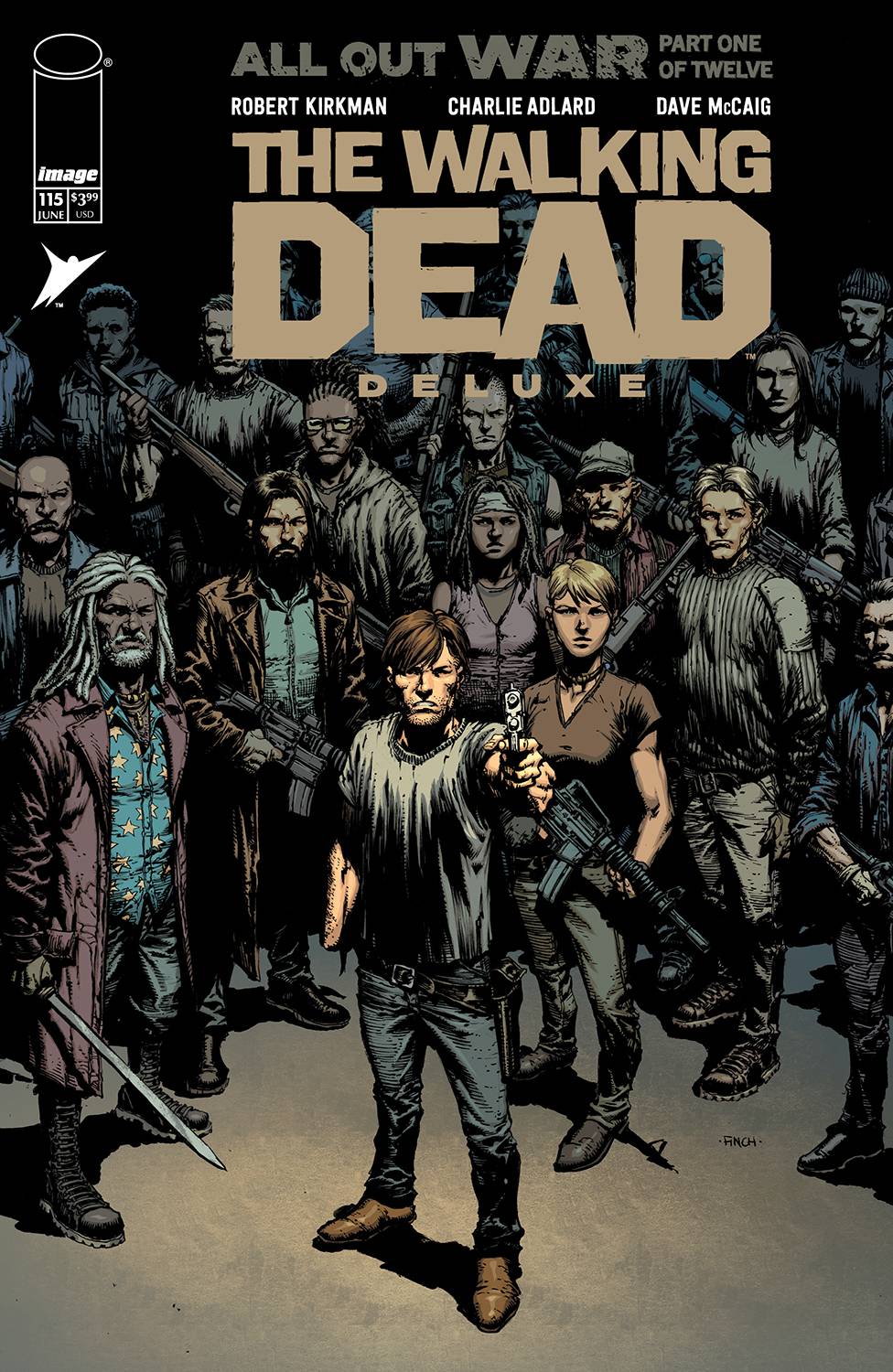 WALKING DEAD DELUXE #115 CVR A DAVID FINCH