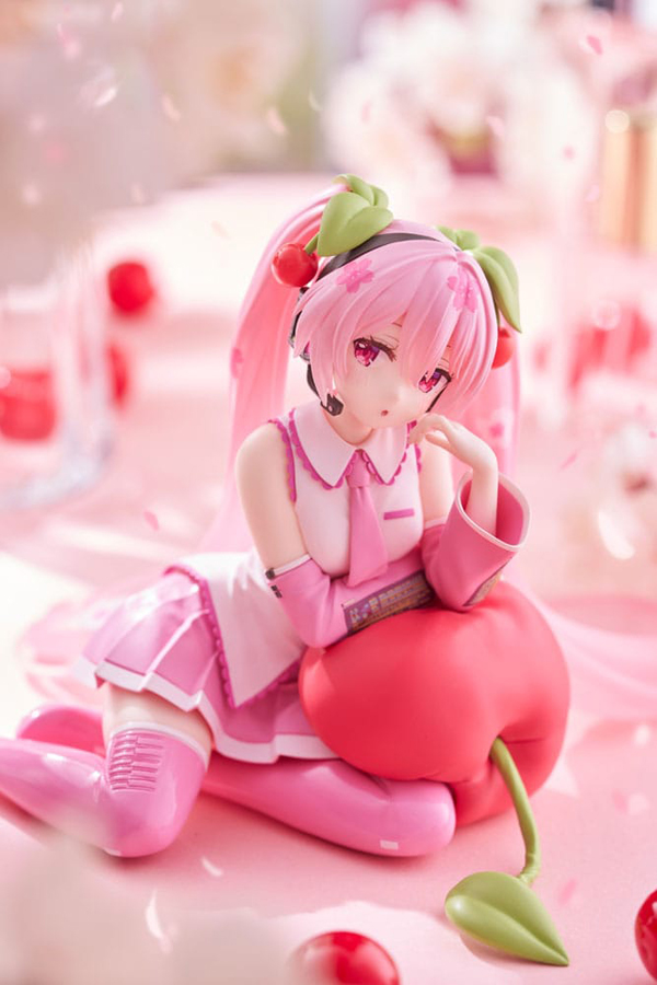 Figur - Hatsune Miku - Desktop Cute Figure - Cherry Cushion Ver.
