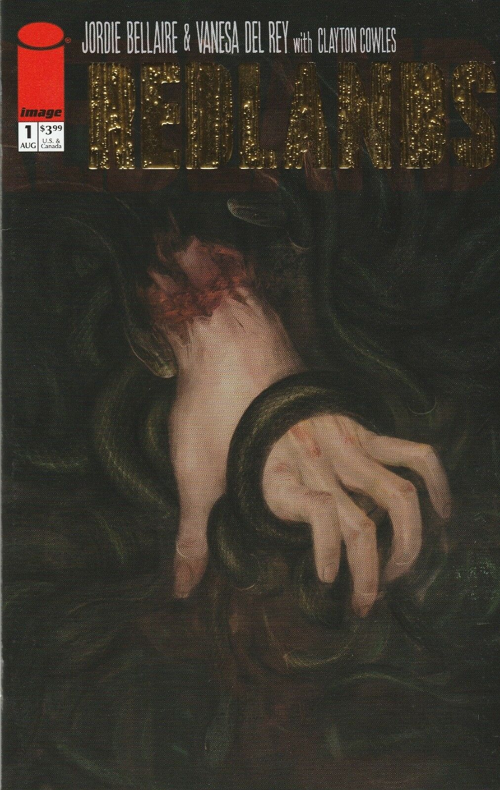 Redlands #1 Gold Foil Cover Retailer Variant - VF+NM One per Store