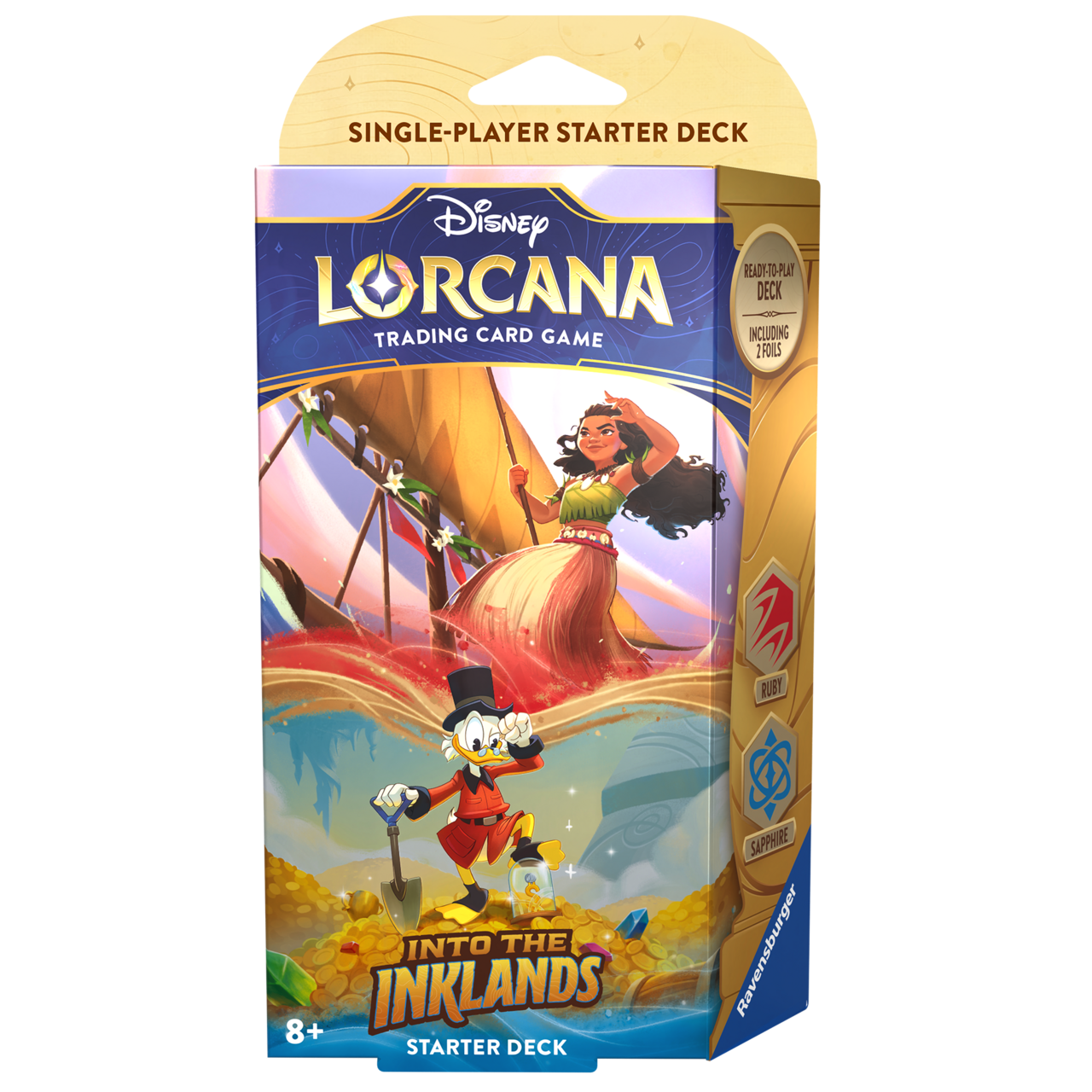 Disney Lorcana Into the Inklands Starter Deck - Vaiana & Dagobert englisch